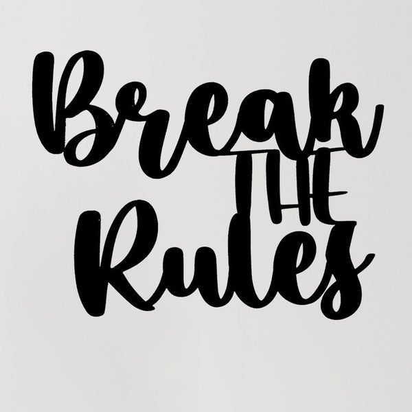 Rules - Wooden Acrylic Wall Decor || Wall Hanging
