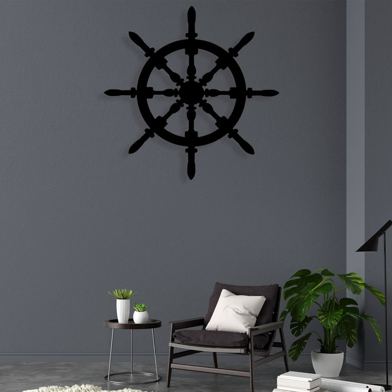 Cart Wheel - Wooden Acrylic Wall Decor || Wall Hanging