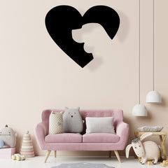 Dog Heart - Wooden Acrylic Wall Decor || Wall Hanging