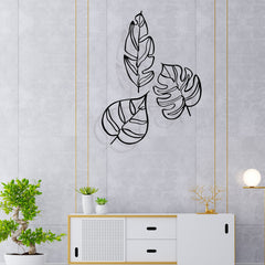 leaf petals - Wooden Acrylic Wall Decor || Wall Hanging