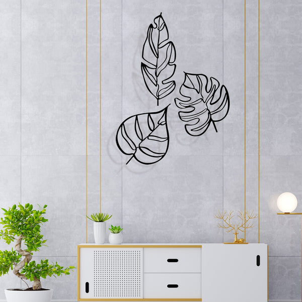 leaf petals - Wooden Acrylic Wall Decor || Wall Hanging