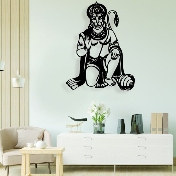 Hanumanji - Wooden Acrylic Wall Decor || Wall Hanging
