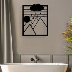Rain - Wooden Acrylic Wall Decor || Wall Hanging