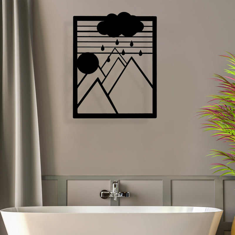 Rain - Wooden Acrylic Wall Decor || Wall Hanging