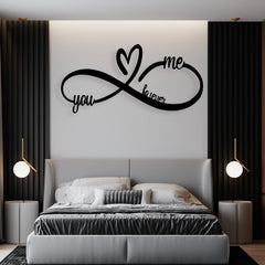 Infinite Love - Wooden Acrylic Wall Decor || Wall Hanging