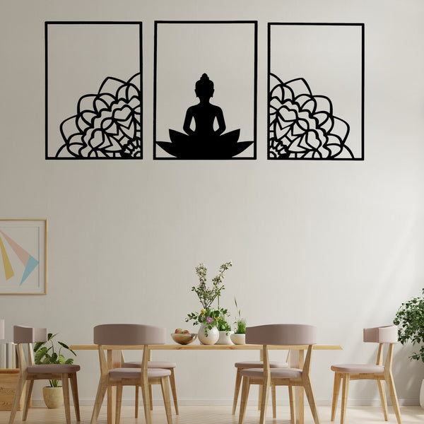 Buddha Leaf - Wooden Acrylic Wall Decor || Wall Hanging