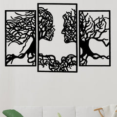 Face of Roots - Wooden Acrylic Wall Decor || Wall Hanging