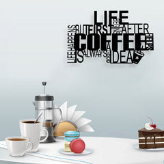 Coffee - Wooden Acrylic Wall Decor || Wall Hanging