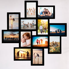 Scattered Photo Frame - Collage Wooden Acrylic Wall Decor || Wall Hanging