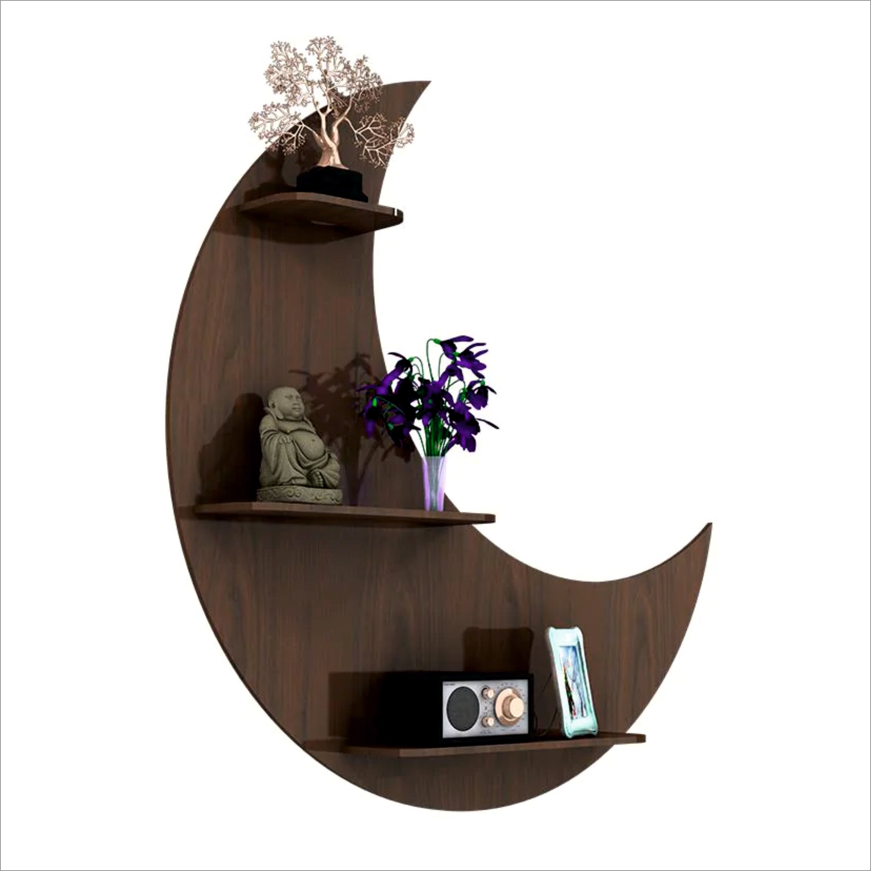 Crescent Moon (Backlit) - Shelf