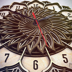 Swirl Mandala - Wall Clock