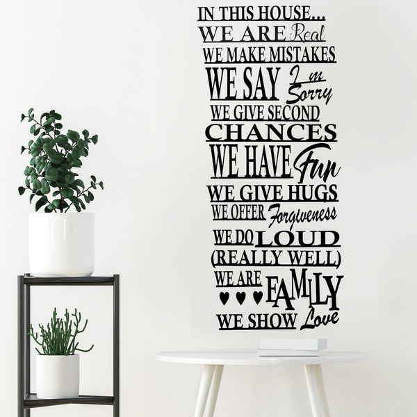 My Family - Wooden Acrylic Wall Decor || Wall Hanging