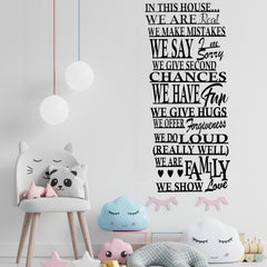 My Family - Wooden Acrylic Wall Decor || Wall Hanging