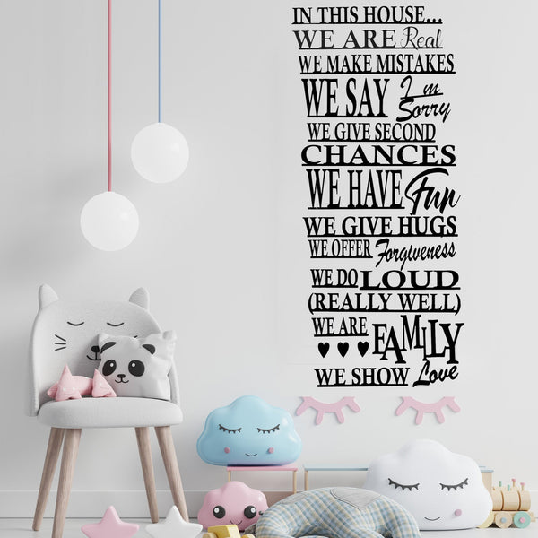 My Family - Wooden Acrylic Wall Decor || Wall Hanging