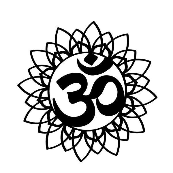 Om Mandala - Wooden Acrylic Wall Decor || Wall Hanging