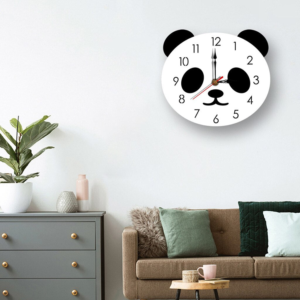 Panda Face - Wall Clock