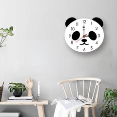 Panda Face - Wall Clock