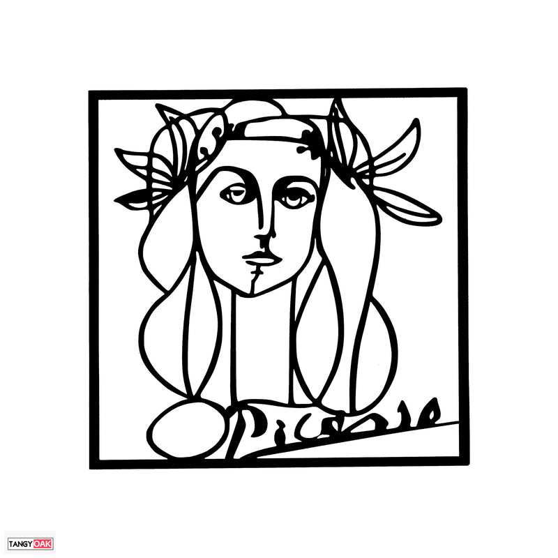 Picasso - Wooden Acrylic Wall Decor || Wall Hanging