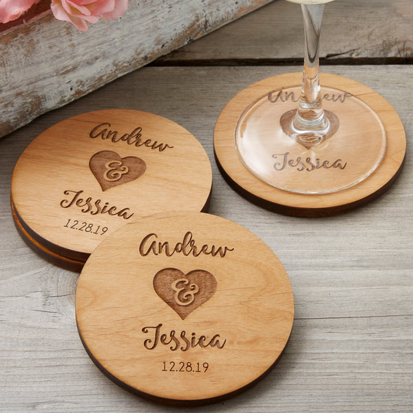 Personalized Coaster - 4 Piece (Customised Name)