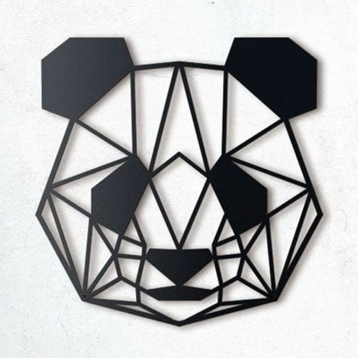 Panda Face - Wooden Acrylic Wall Decor || Wall Hanging