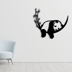 Sleeping Panda - Wooden Acrylic Wall Decor || Wall Hanging