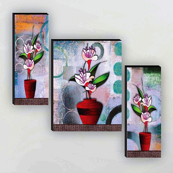 Red Pot - Wall Painting