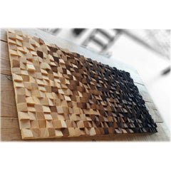 Rustic Chips - Wooden Wooden Acrylic Wall Decor || Wall Hanging