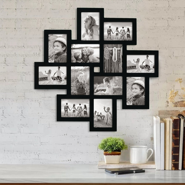 Scattered Photo Frame - Collage Wooden Acrylic Wall Decor || Wall Hanging