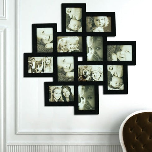Scattered Photo Frame - Collage Wooden Acrylic Wall Decor || Wall Hanging