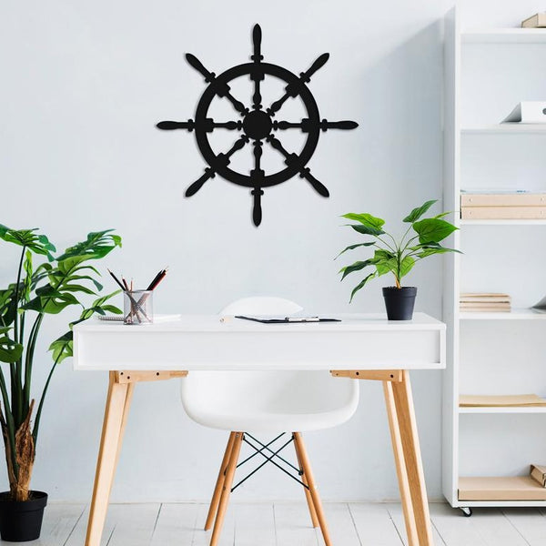 Cart Wheel - Wooden Acrylic Wall Decor || Wall Hanging