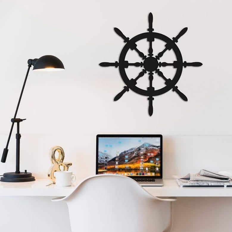 Cart Wheel - Wooden Acrylic Wall Decor || Wall Hanging