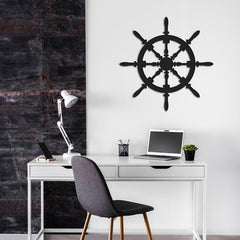 Cart Wheel - Wooden Acrylic Wall Decor || Wall Hanging