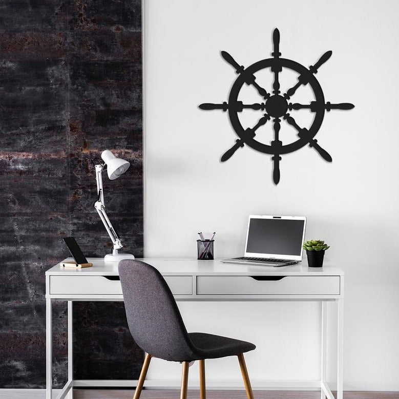 Cart Wheel - Wooden Acrylic Wall Decor || Wall Hanging
