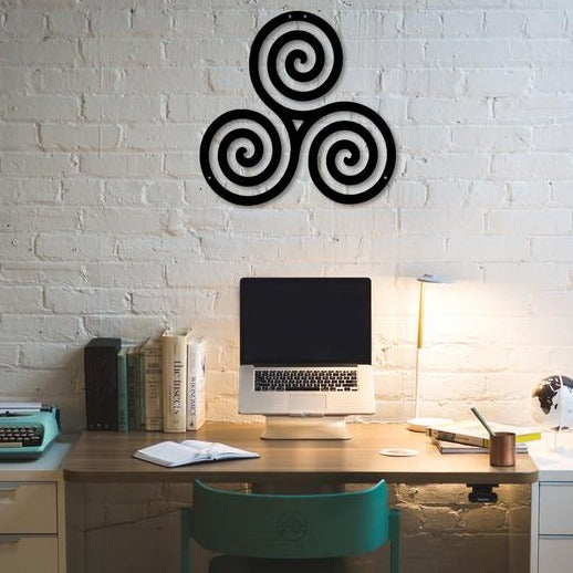 Spiral - Wooden Acrylic Wall Decor || Wall Hanging