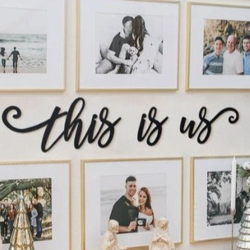 This is us - Wooden Acrylic Wall Decor || Wall Hanging