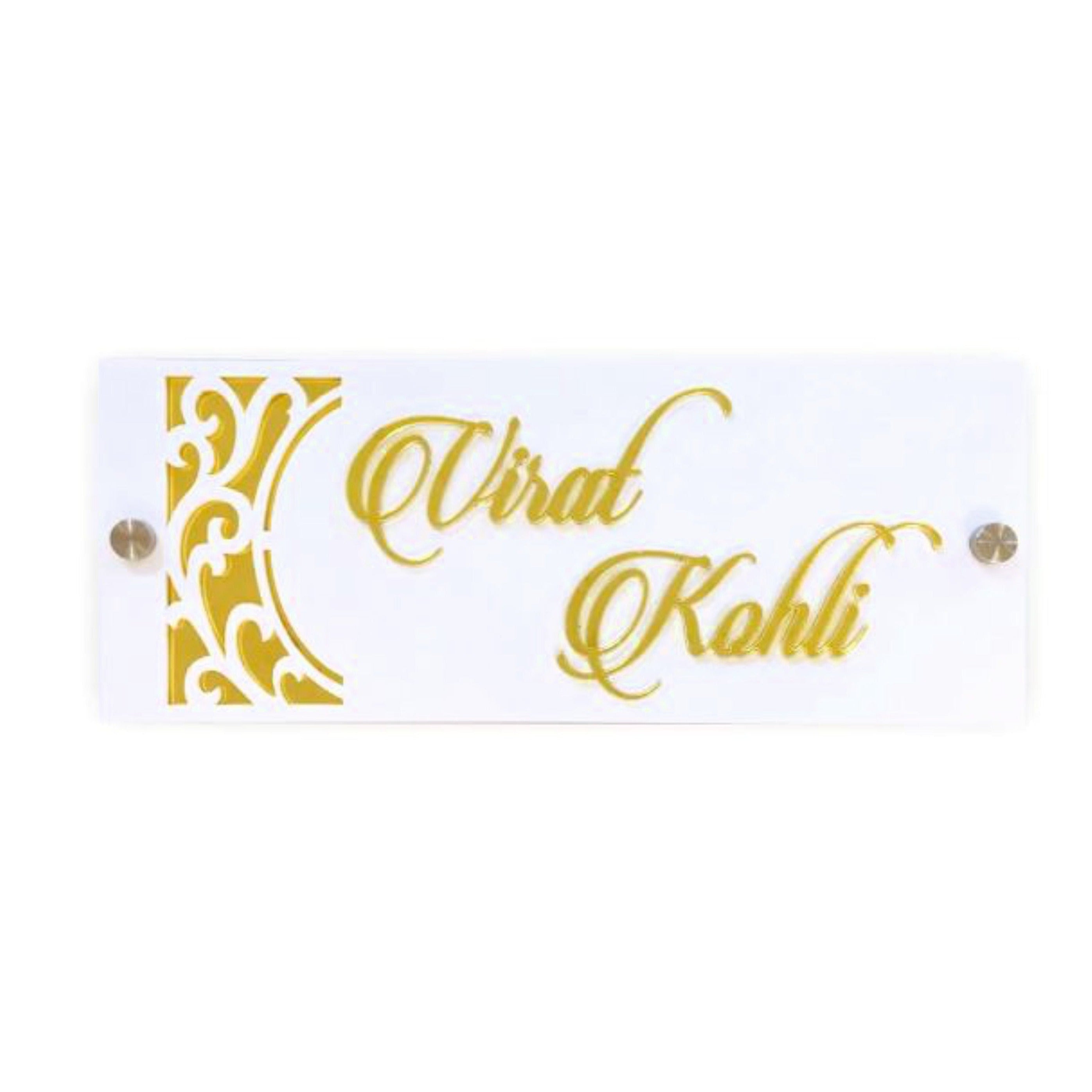 Virat Kohli - Acrylic Name Plate