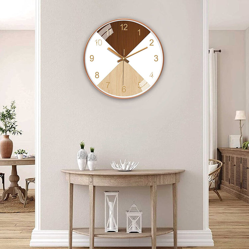 Wooden White - Wall Clock