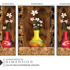 Yellow Vase - Wall Painting